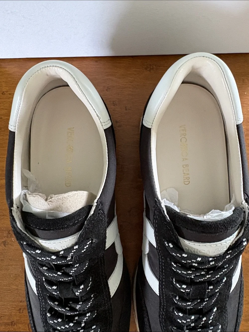 Veronica Beard Penrose Black and White  Sneakers